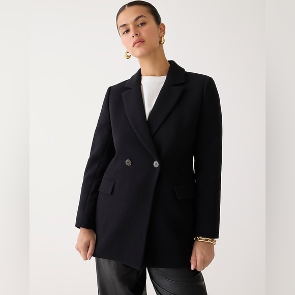 J. Crew Evening blazer jacket BM426 Size 00 Black